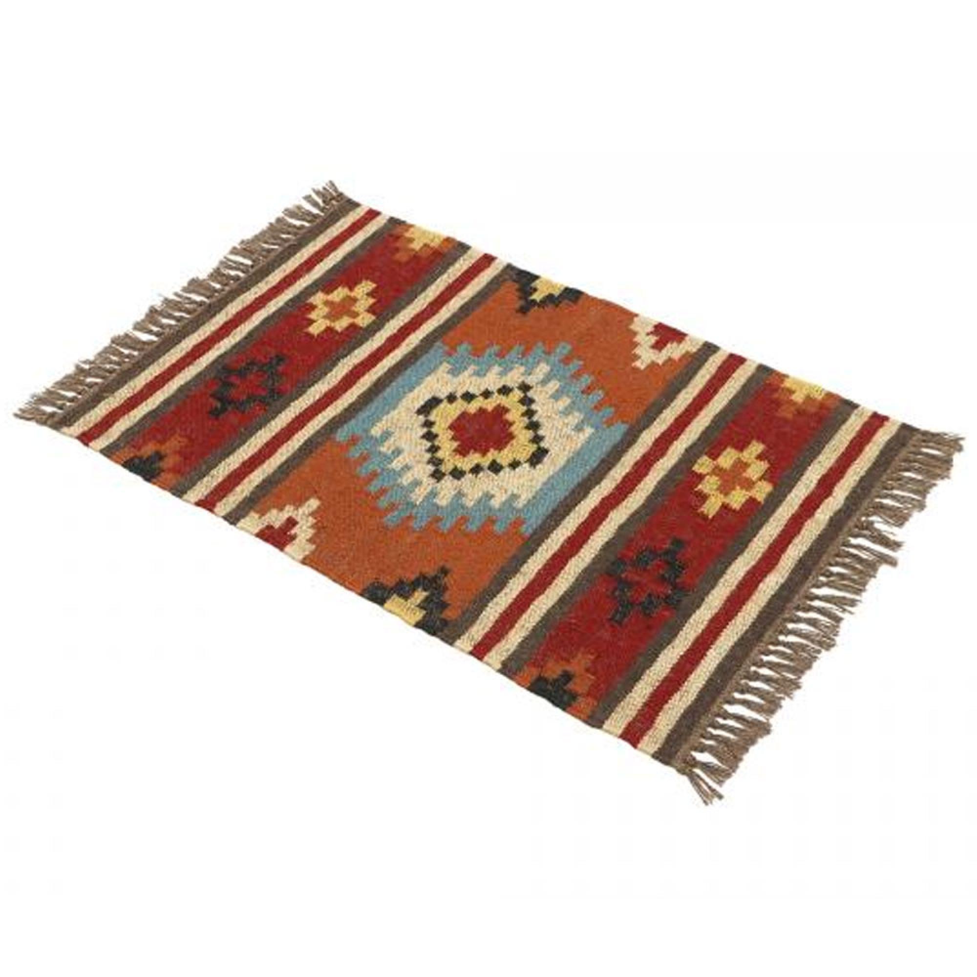 Dewas Floor Rug - Kilim - Small - Red