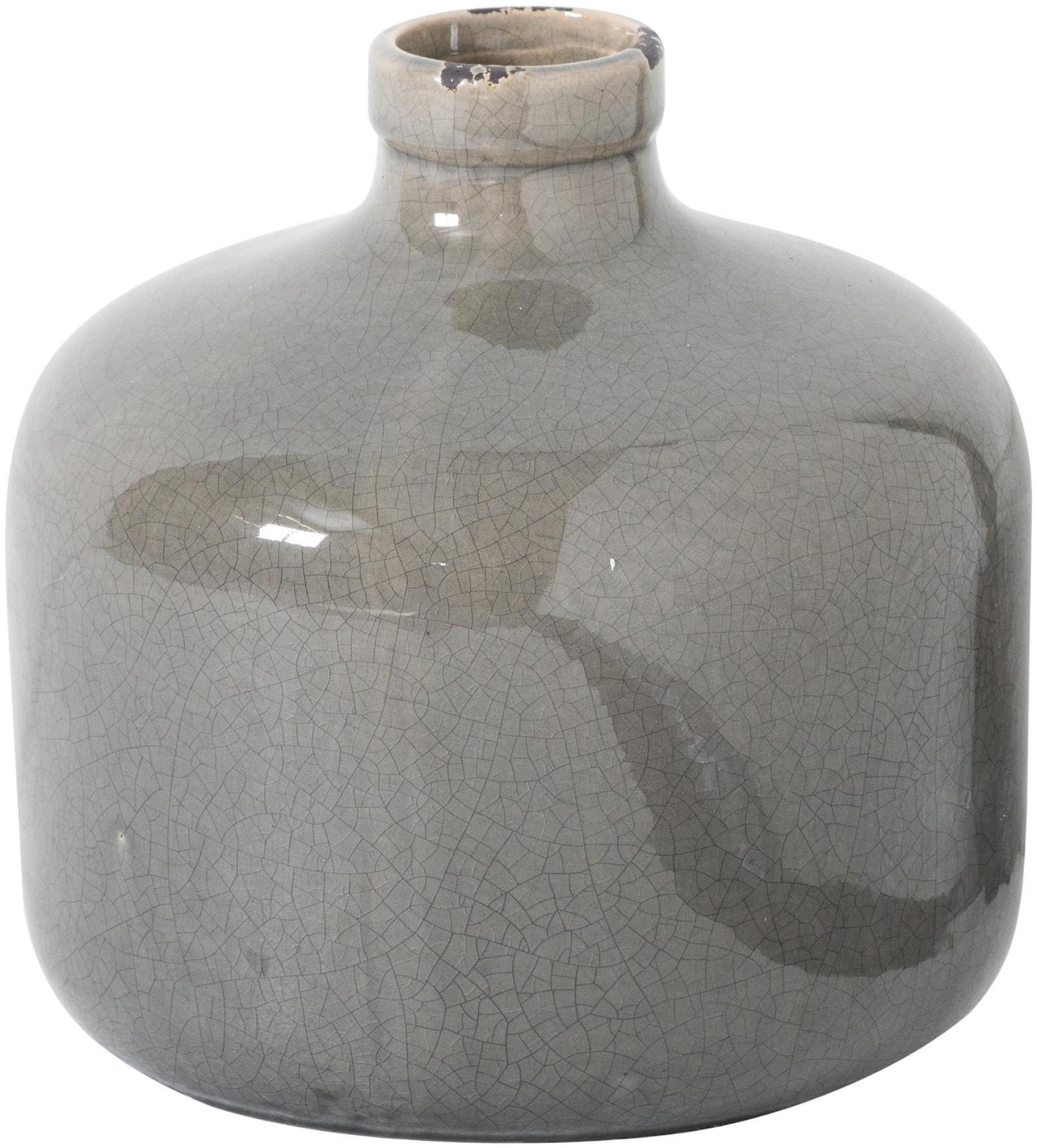 Garda Eve Vase Grey Ceramic Glazed