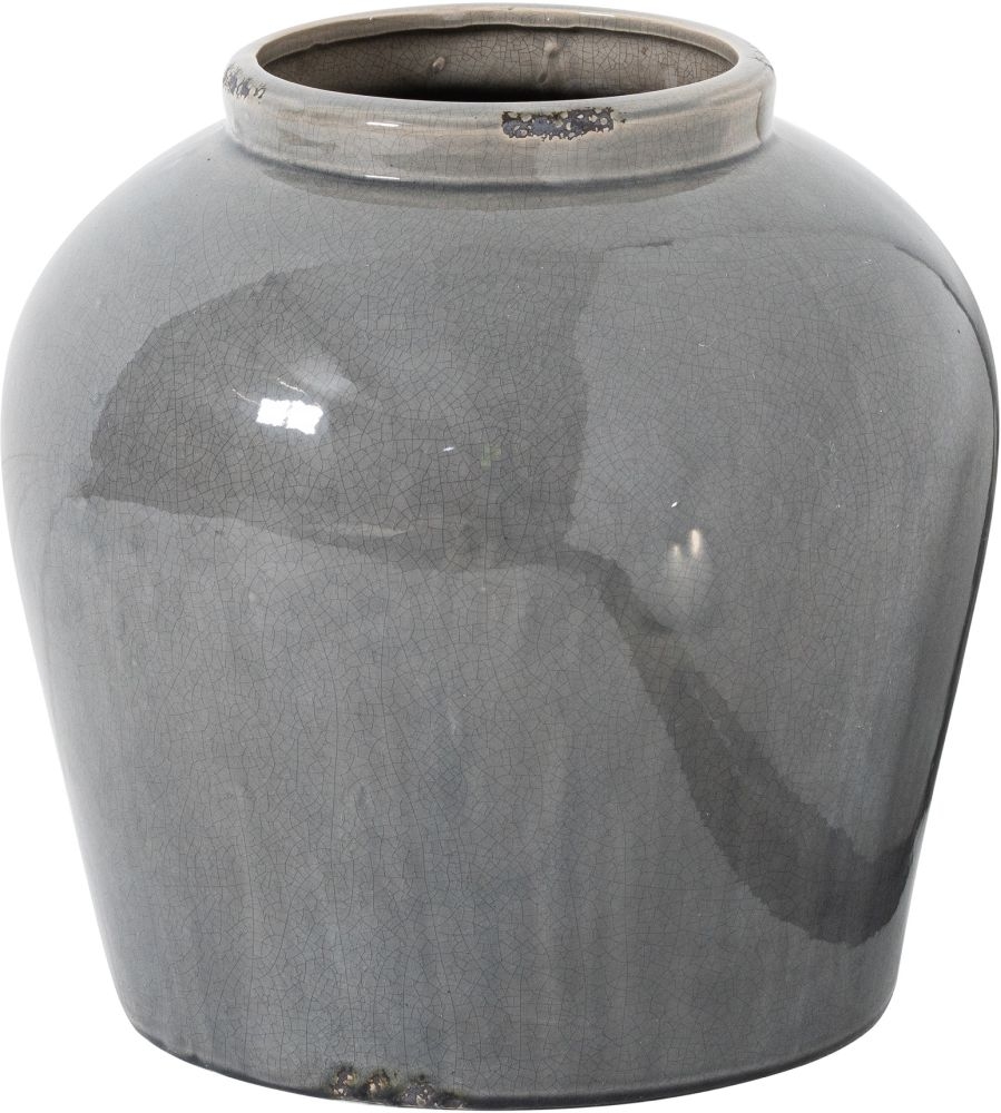 Garda Juniper Vase Grey Glazed