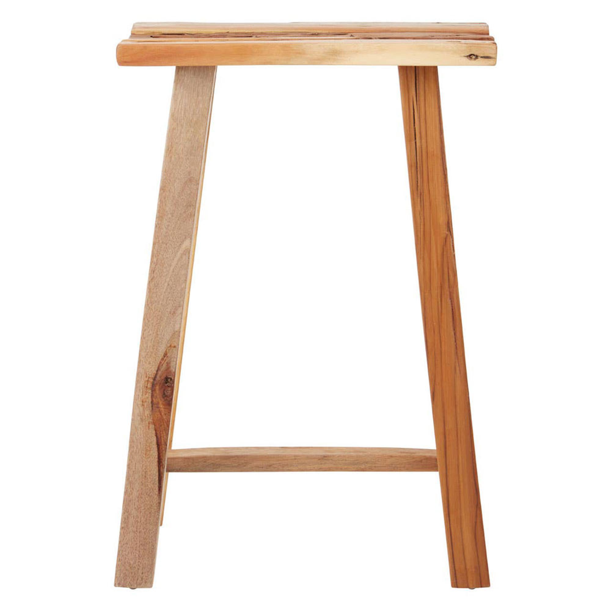 Kendari Stool - Square - Teak Wood