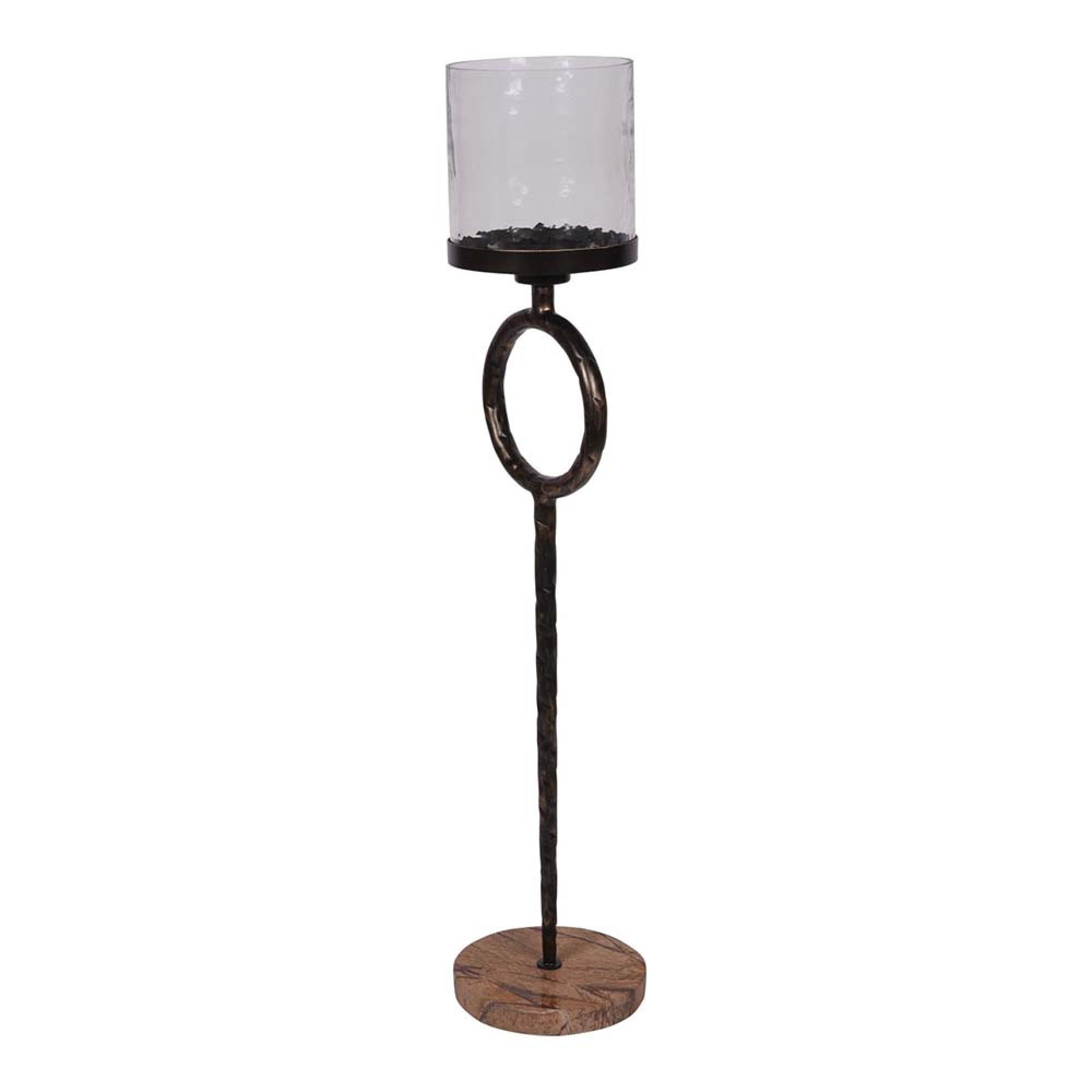 Rutland Floor Hurricane - Brown Pillar - Large