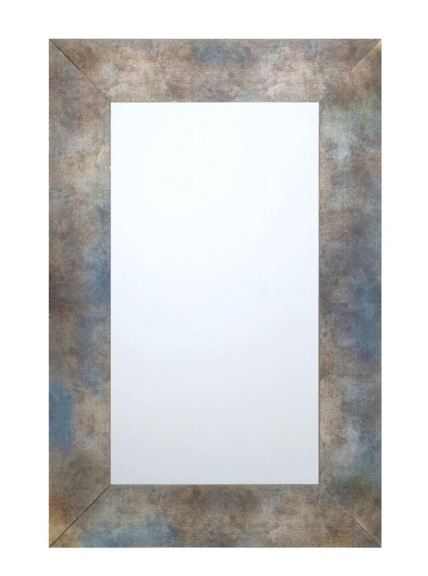 Zuri Wall Mirror - Blue - Rectangular - 120cm x 80cm