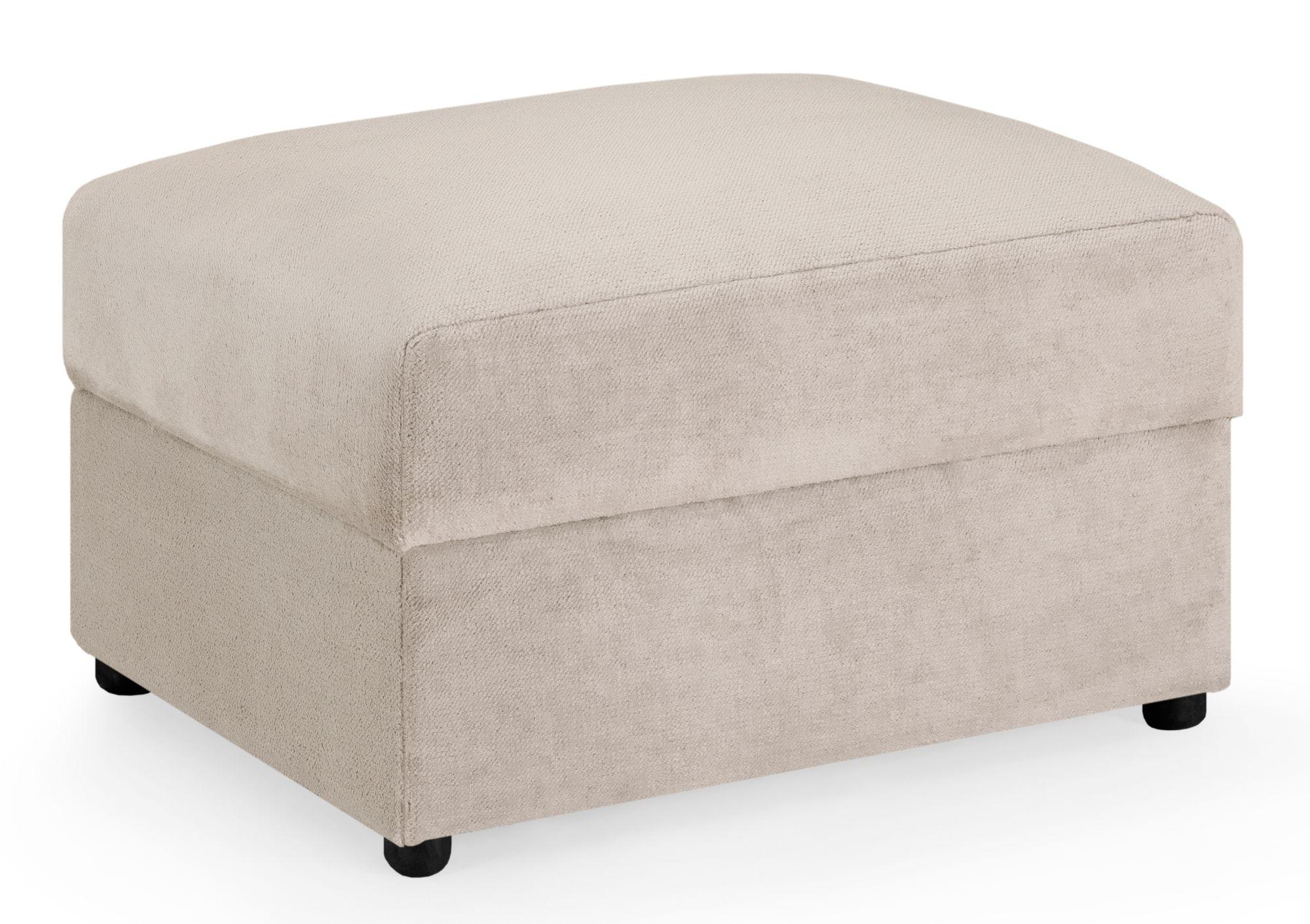 Mirabel Footstool - Mocha Fabric