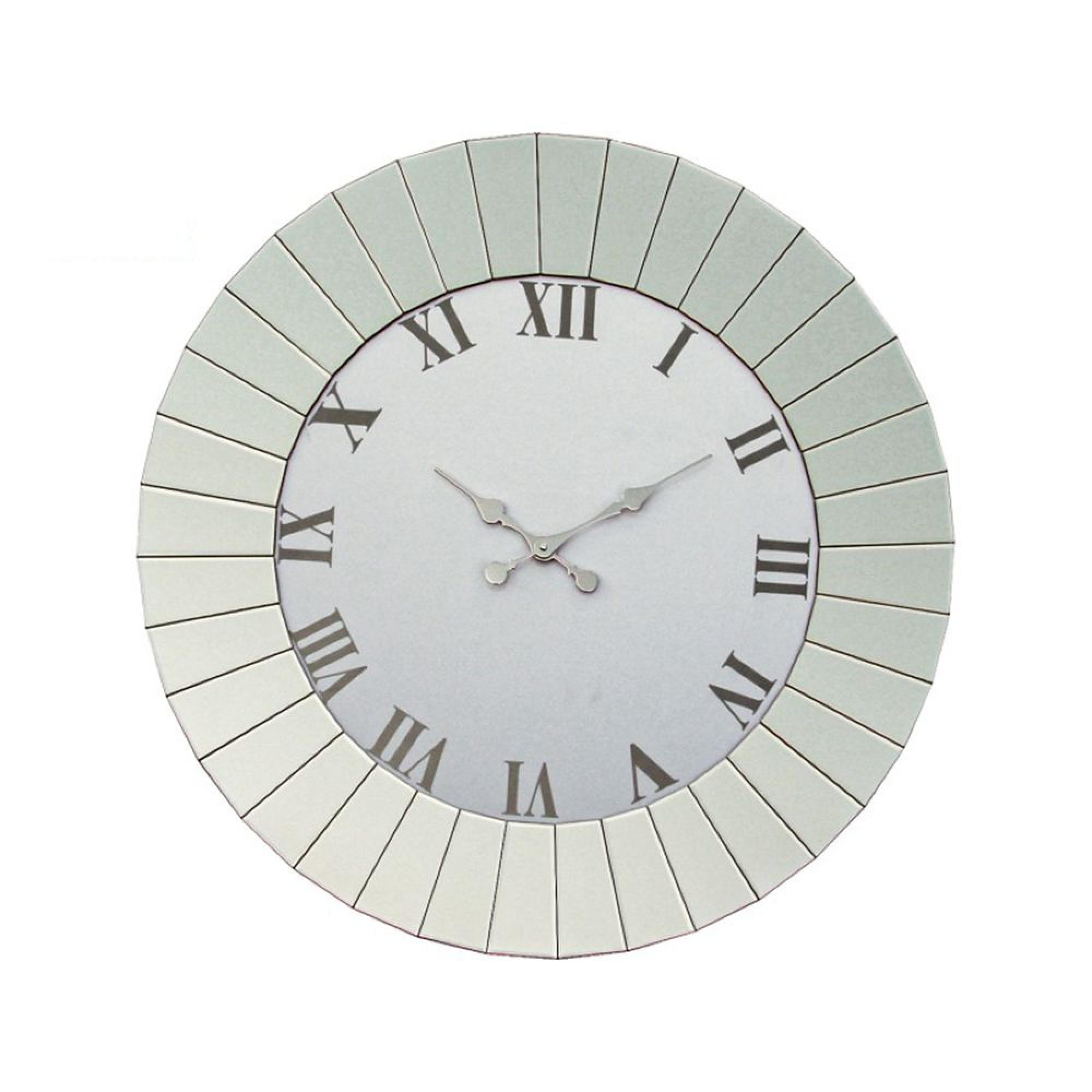 Wall Clock - Round - Mirrored