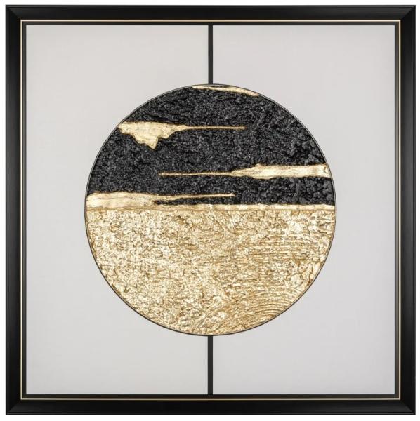 Moon Black and Gold Wall Art