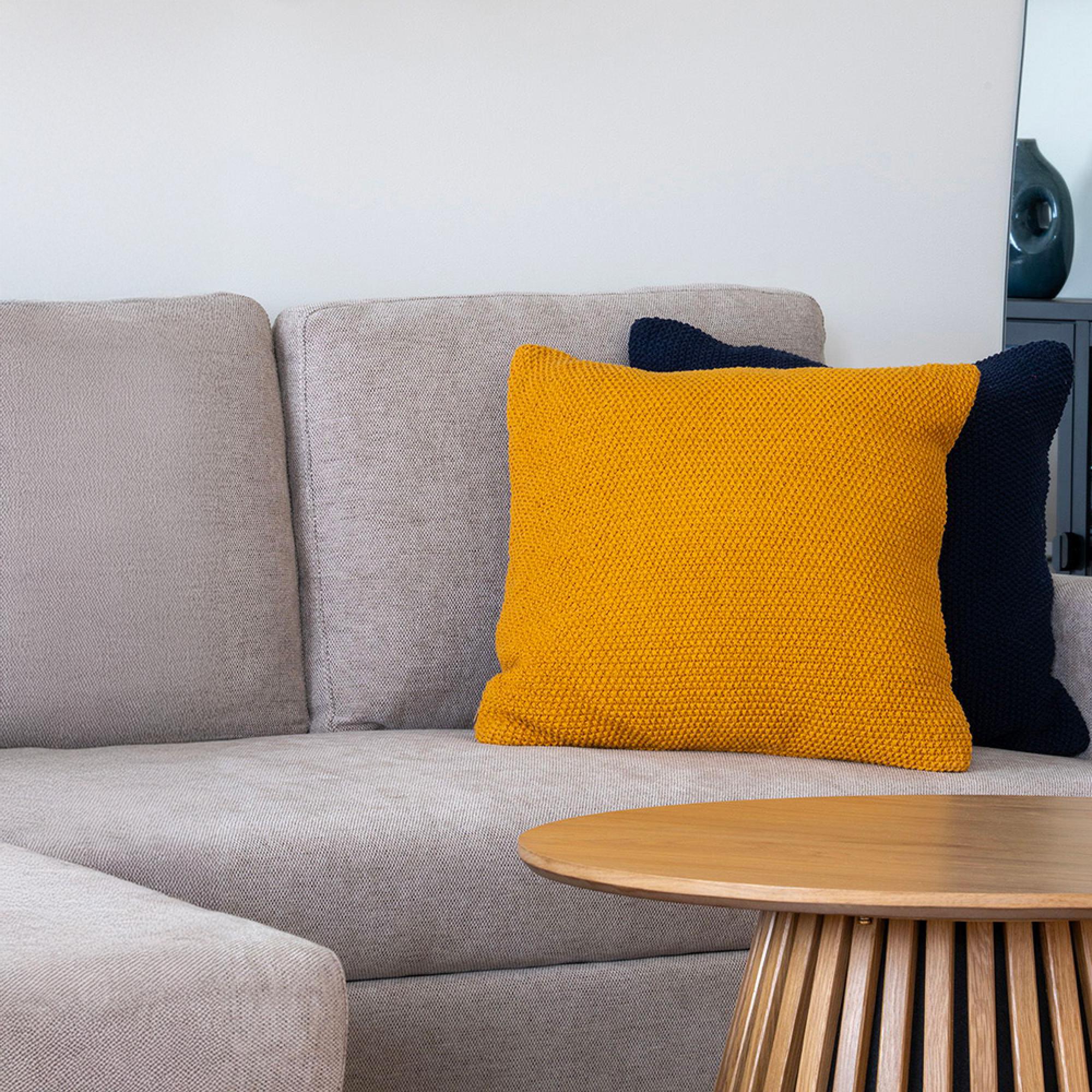 Santos Cushion - Fabric - Ochre