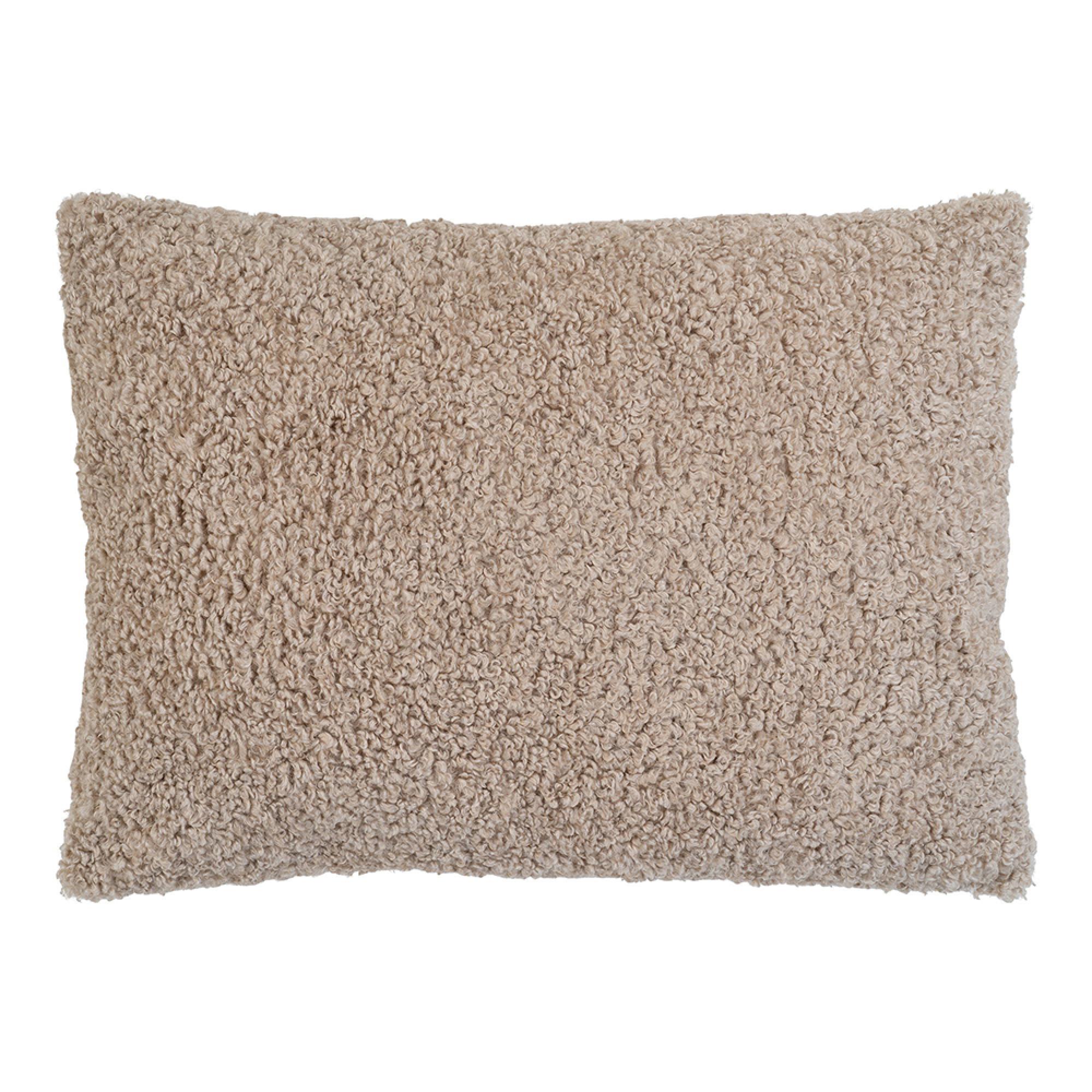 Tavira Cushion - Boucle Fabric - Brown
