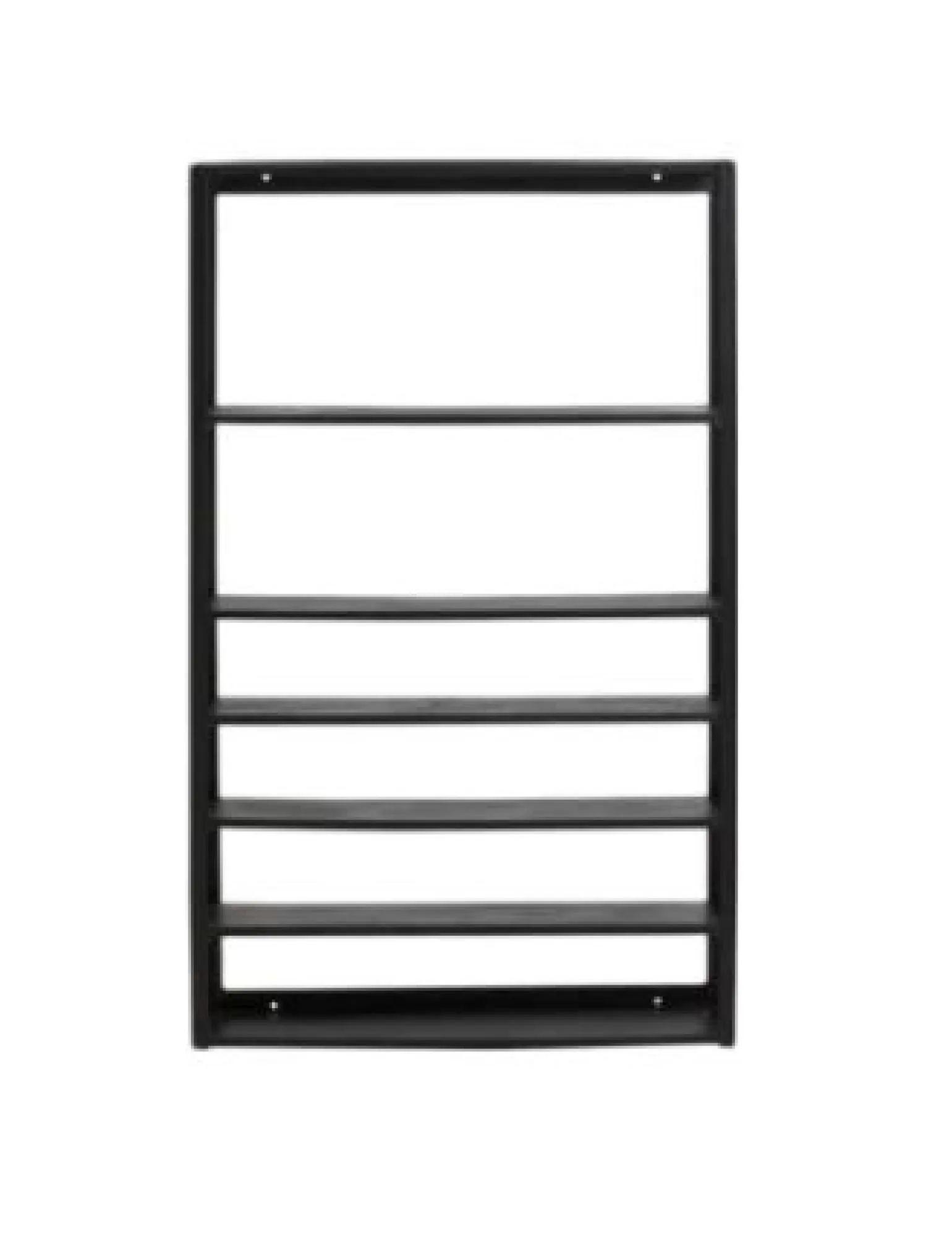 Zaros Wall Shelf - Black - Metal