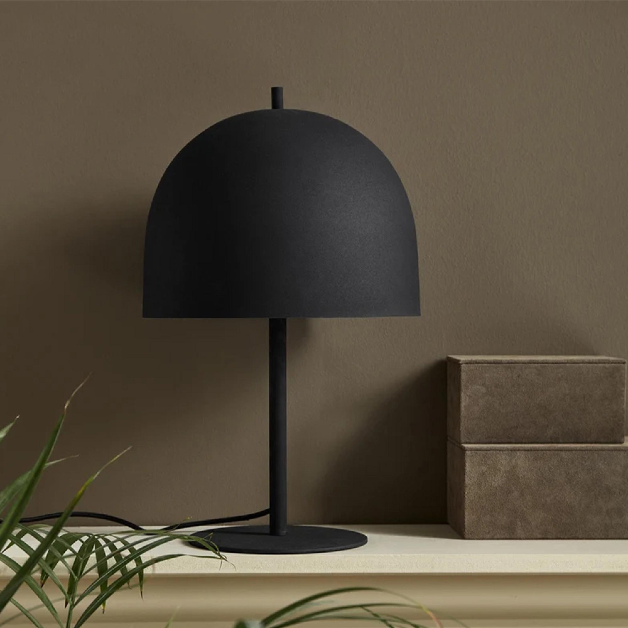 Glow Table Lamp - Matt Black - Metal