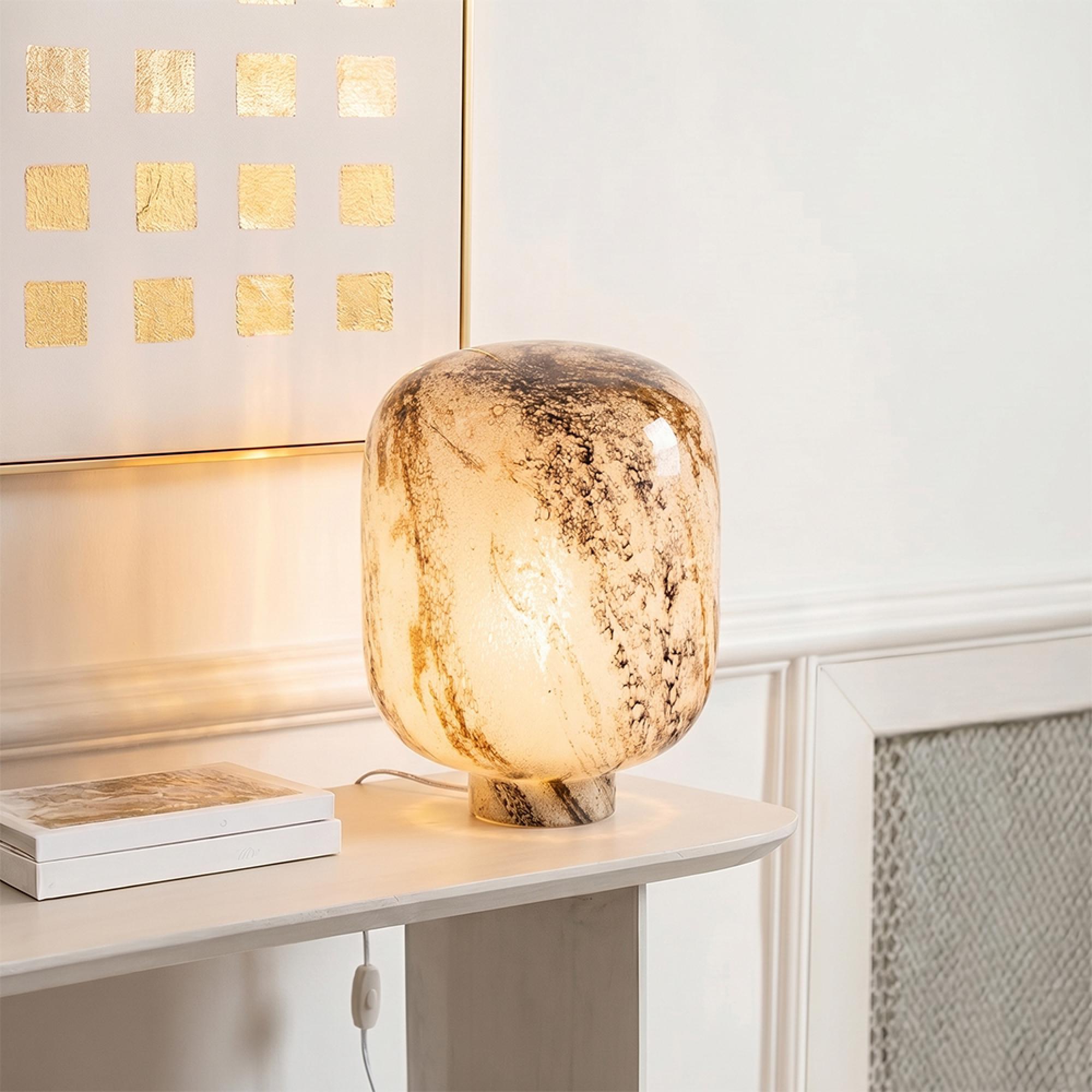 Bola Table Lamp - Multi Colored - Glass