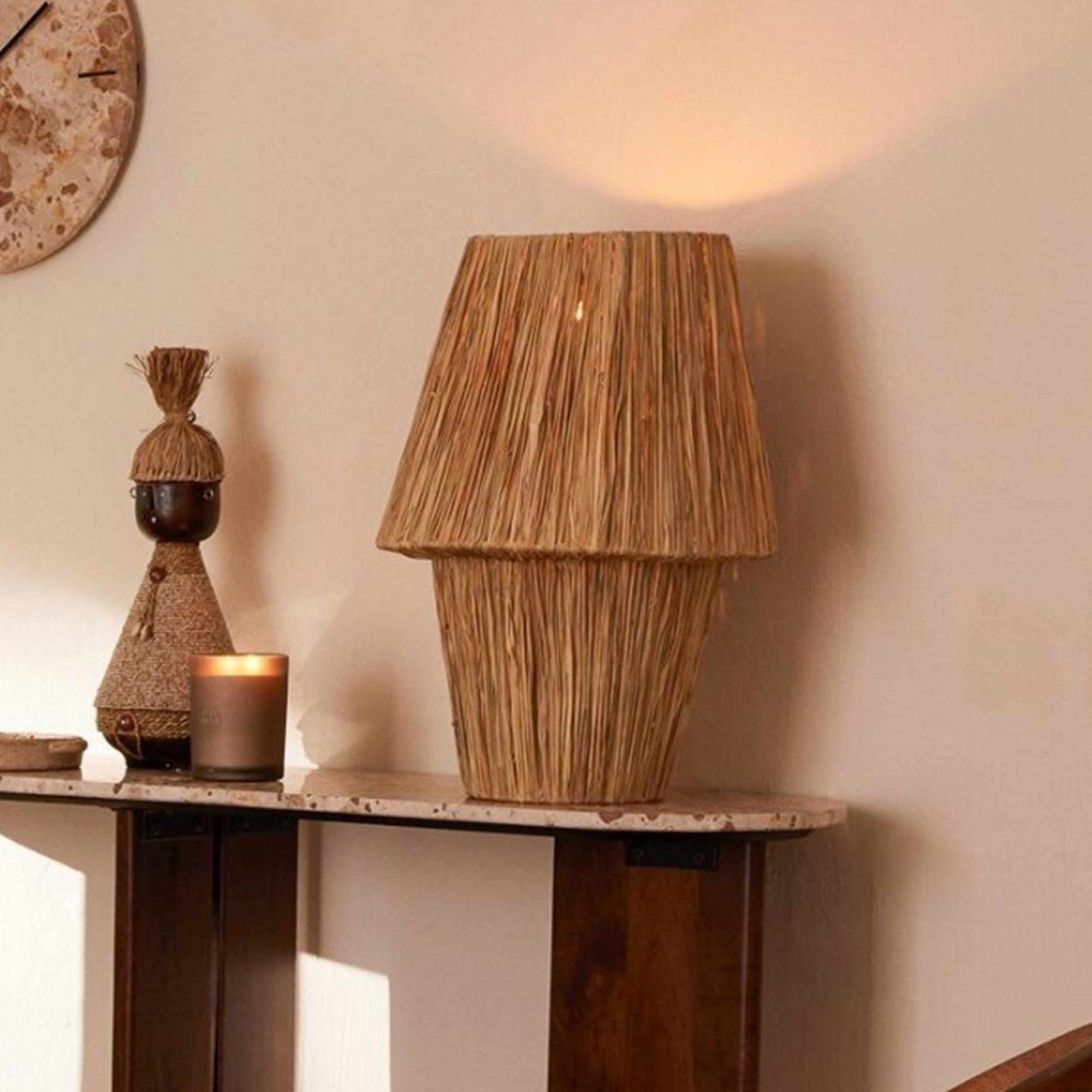 Sara Table Lamp - Natural - Seagrass