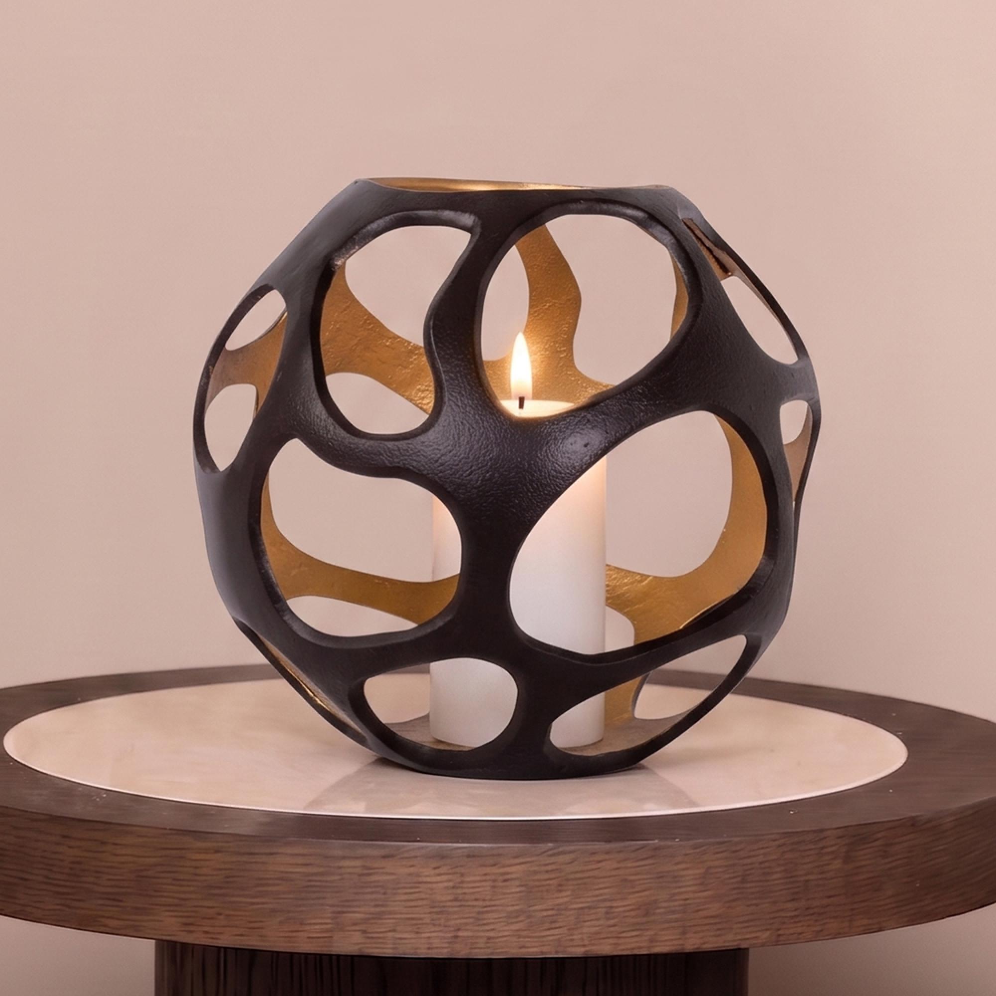 Alysia Hurricane Light - Brown - Metal