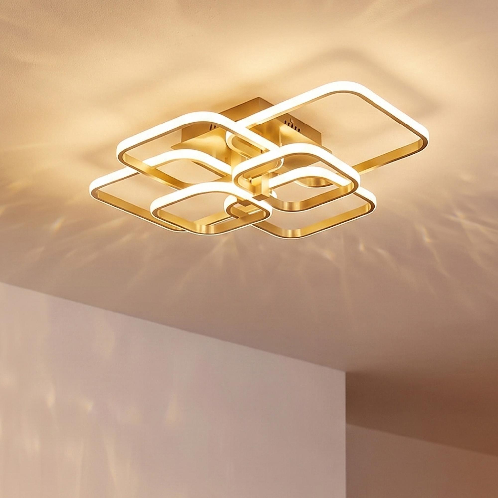 Cailey Brushed Gold Ceiling Light
