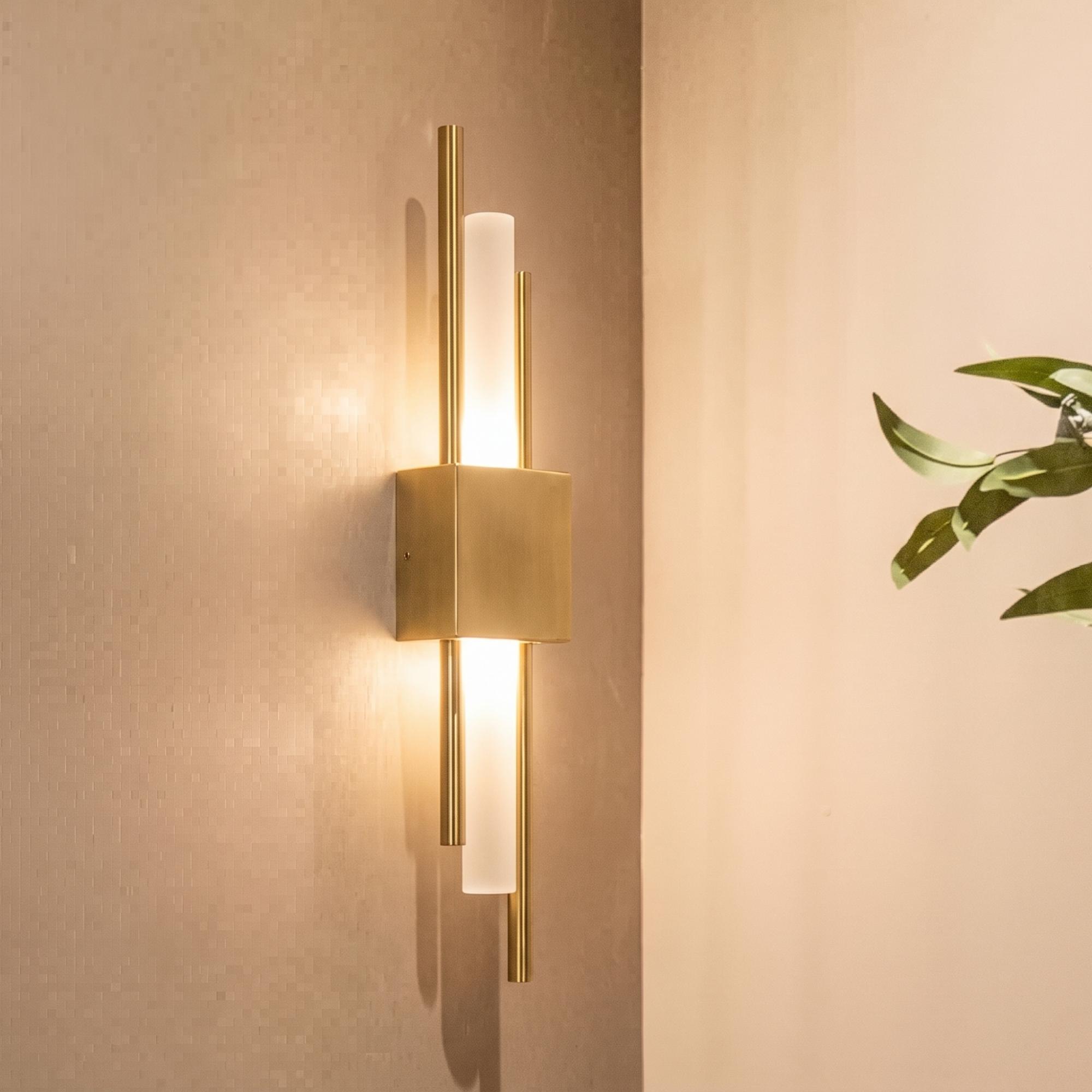 Mylas Gold Metal Wall Lamp