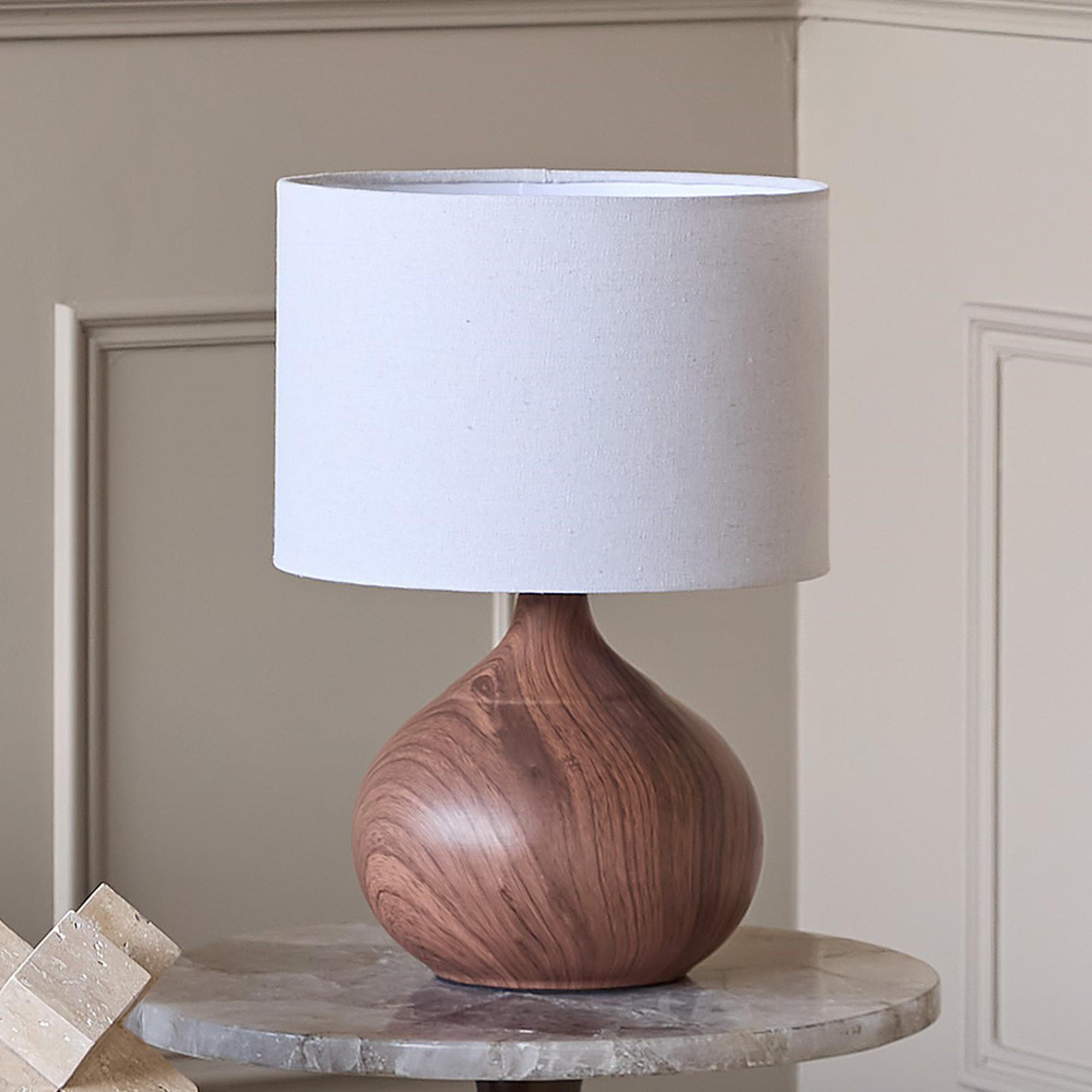 Ashford Table Lamp - Brown Ceramic