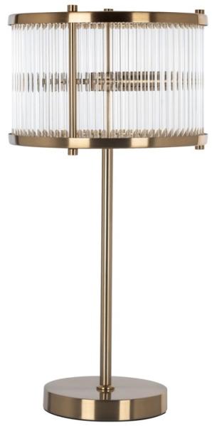 Loiza Glass and Brushed Gold Table Lamp