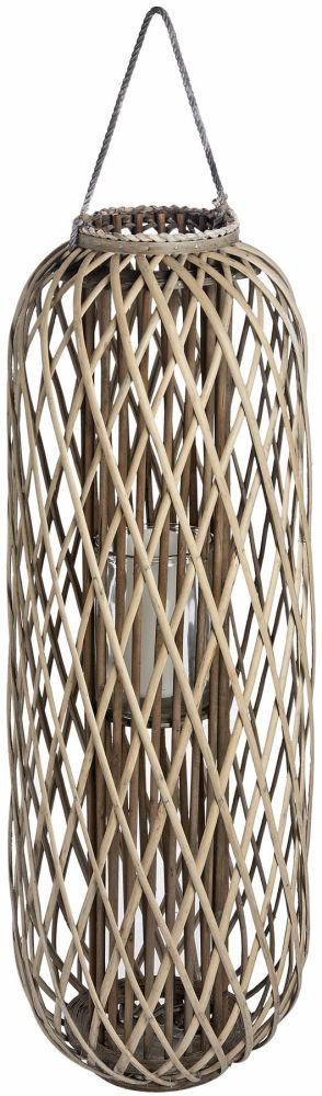 Standing Wicker Lantern - Mackay