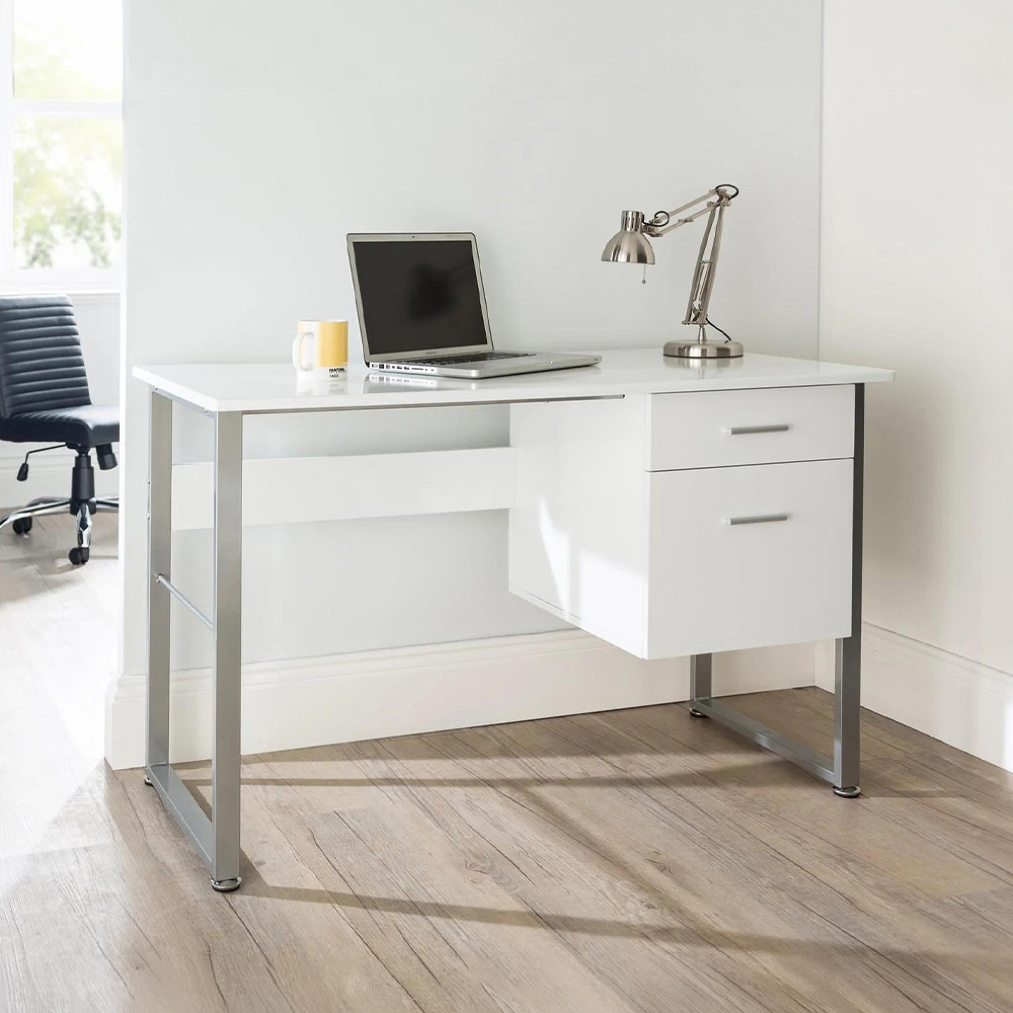 Cabrini Office Desk - White - AW22226-WH