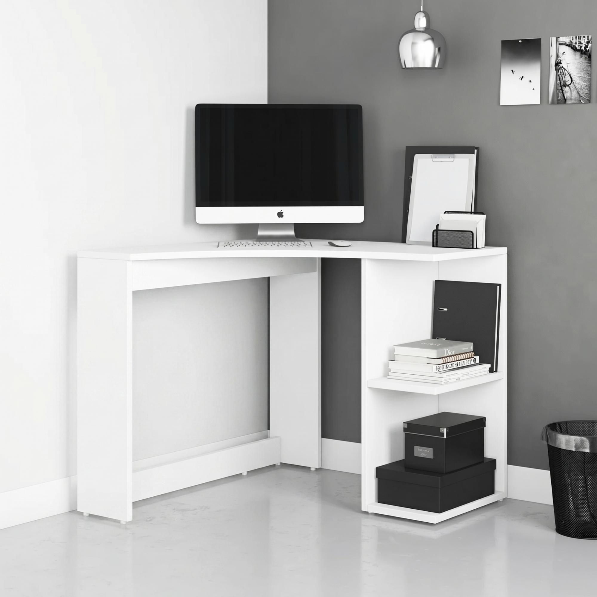 Chesil Corner Desk - White - AW3120