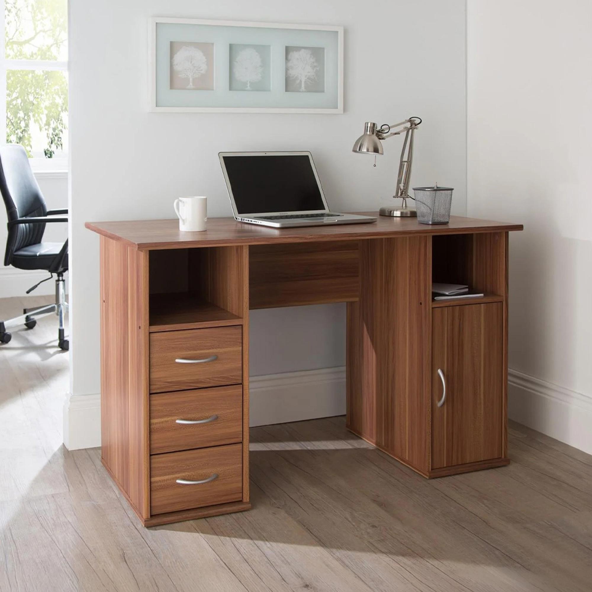 Maryland Computer Desk - Walnut - AW12010WAL