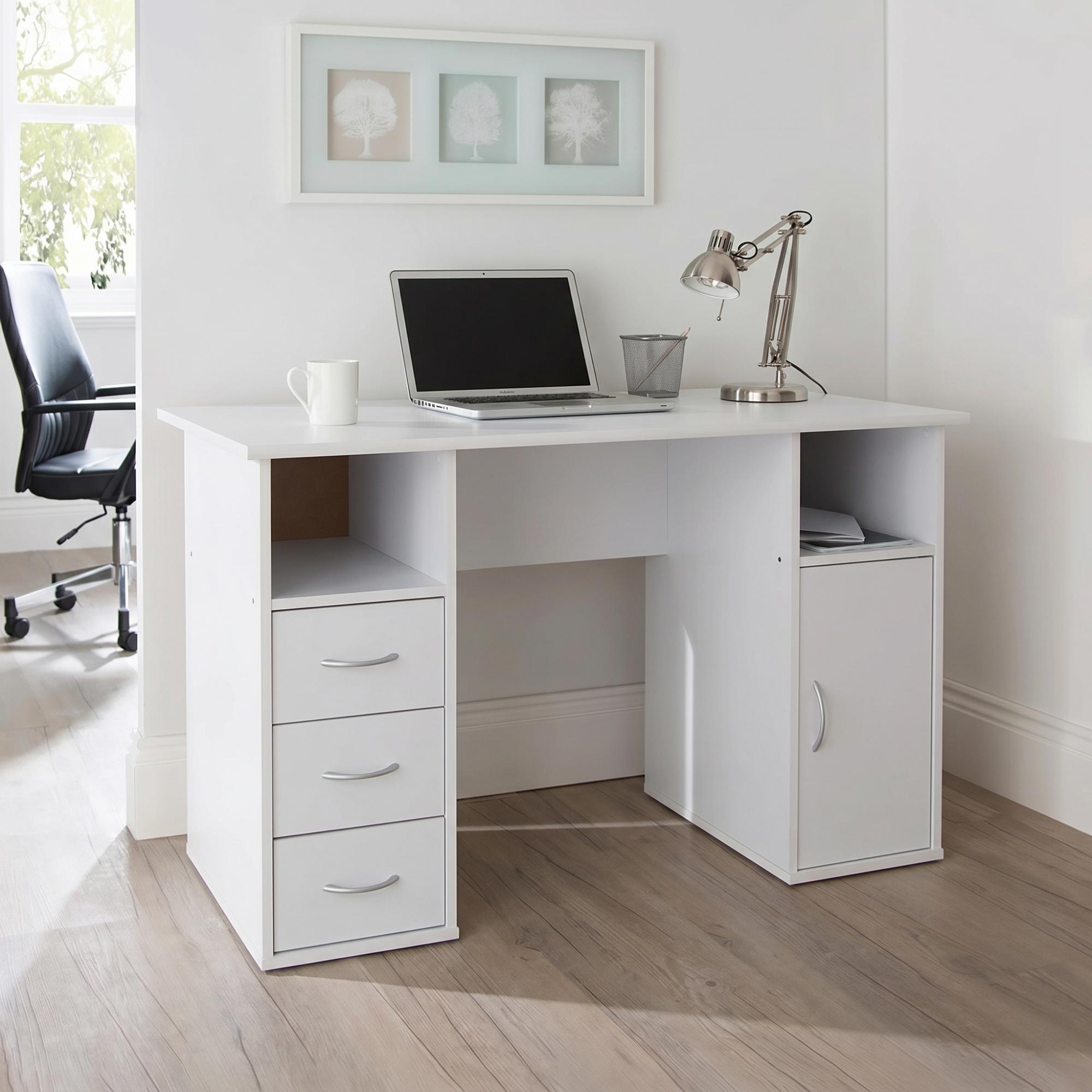 Maryland Computer Desk - White - AW12010WHI
