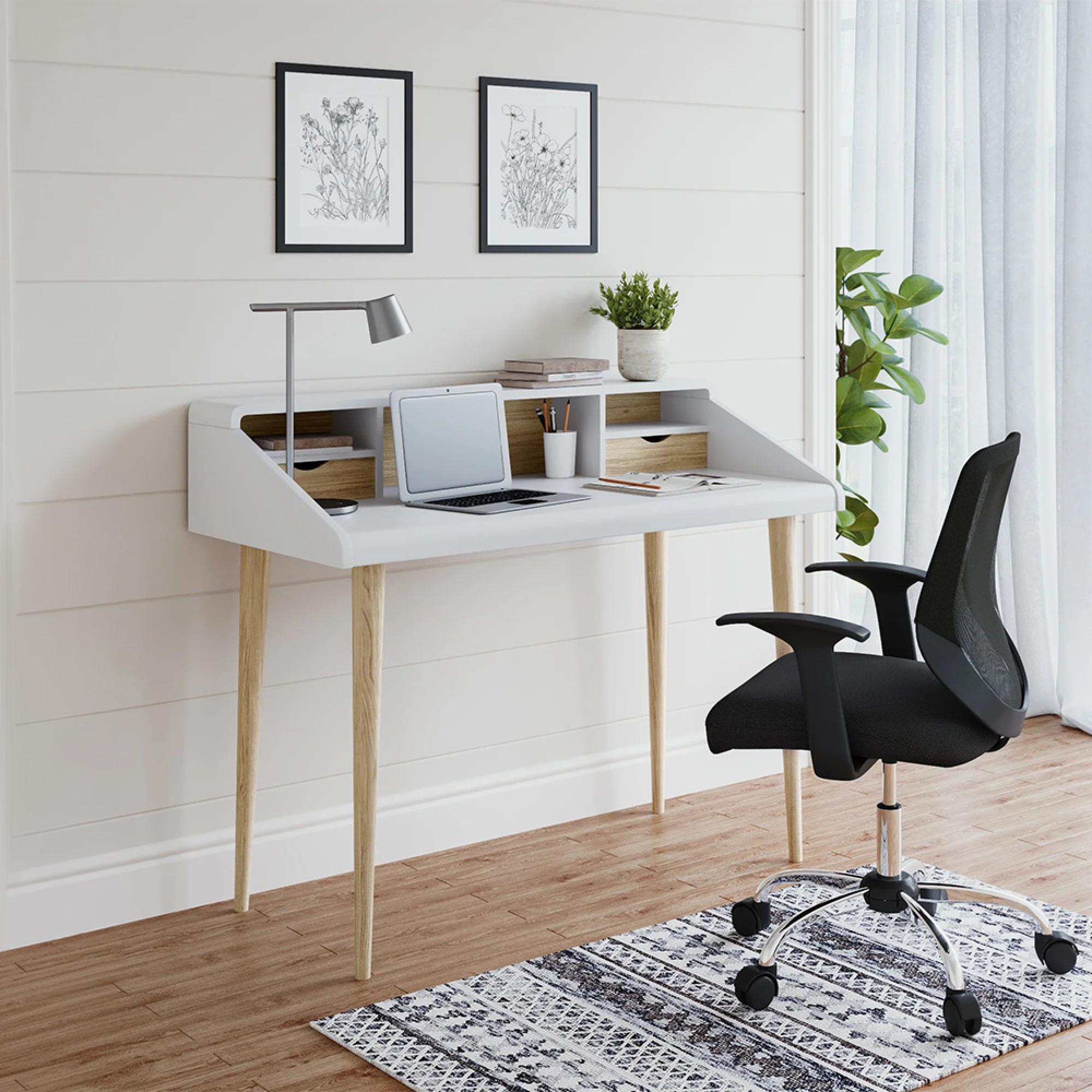 Yeovil Study Desk - White - AW3180