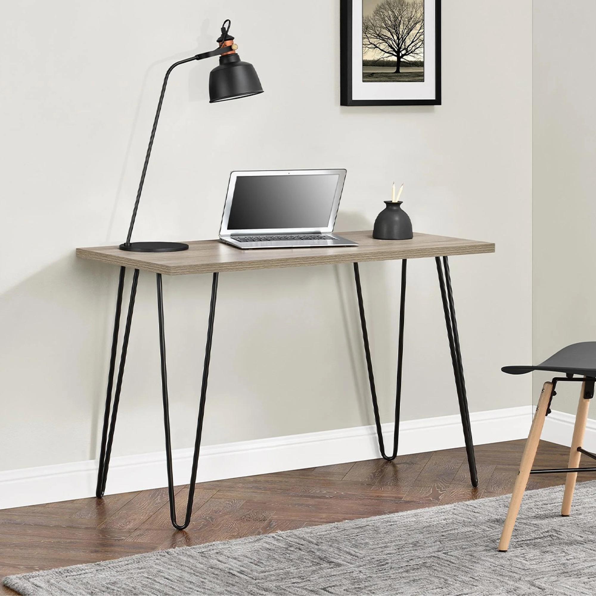 Owen Retro Desk - Rustic Oak - 9327333COMUK