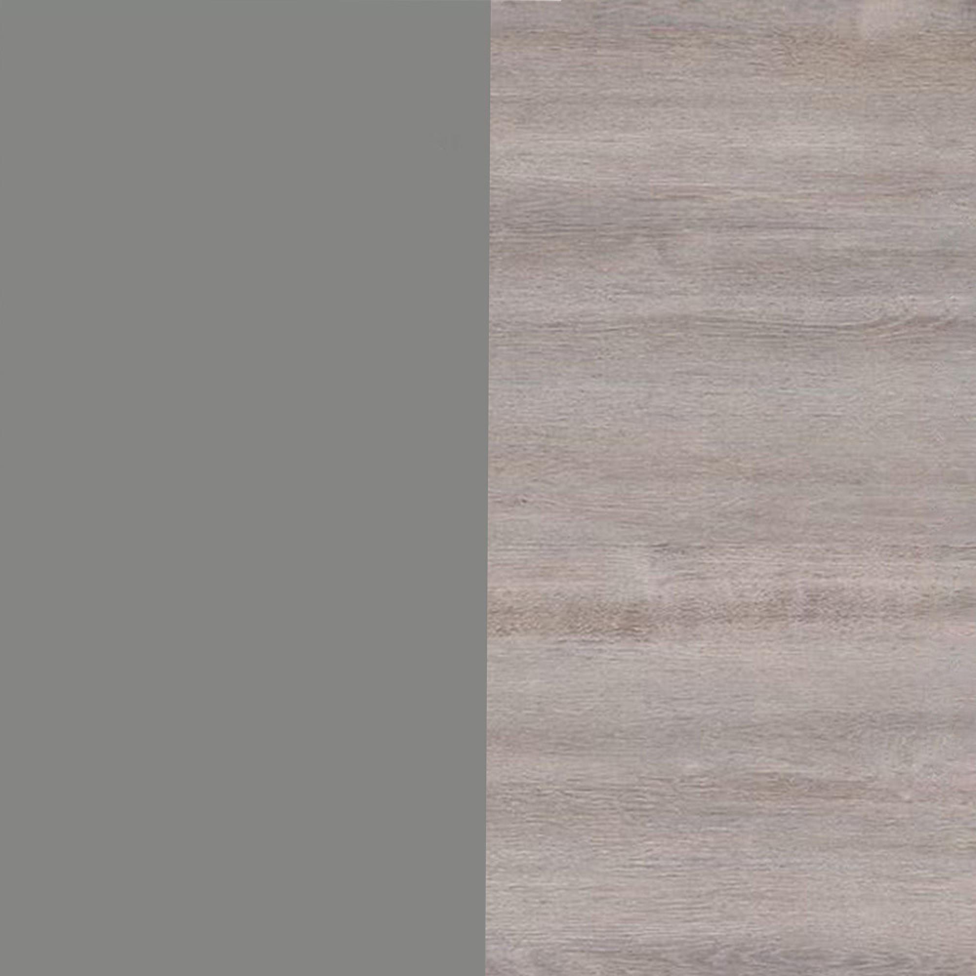 Dusk Grey Front and Grey Oak Base