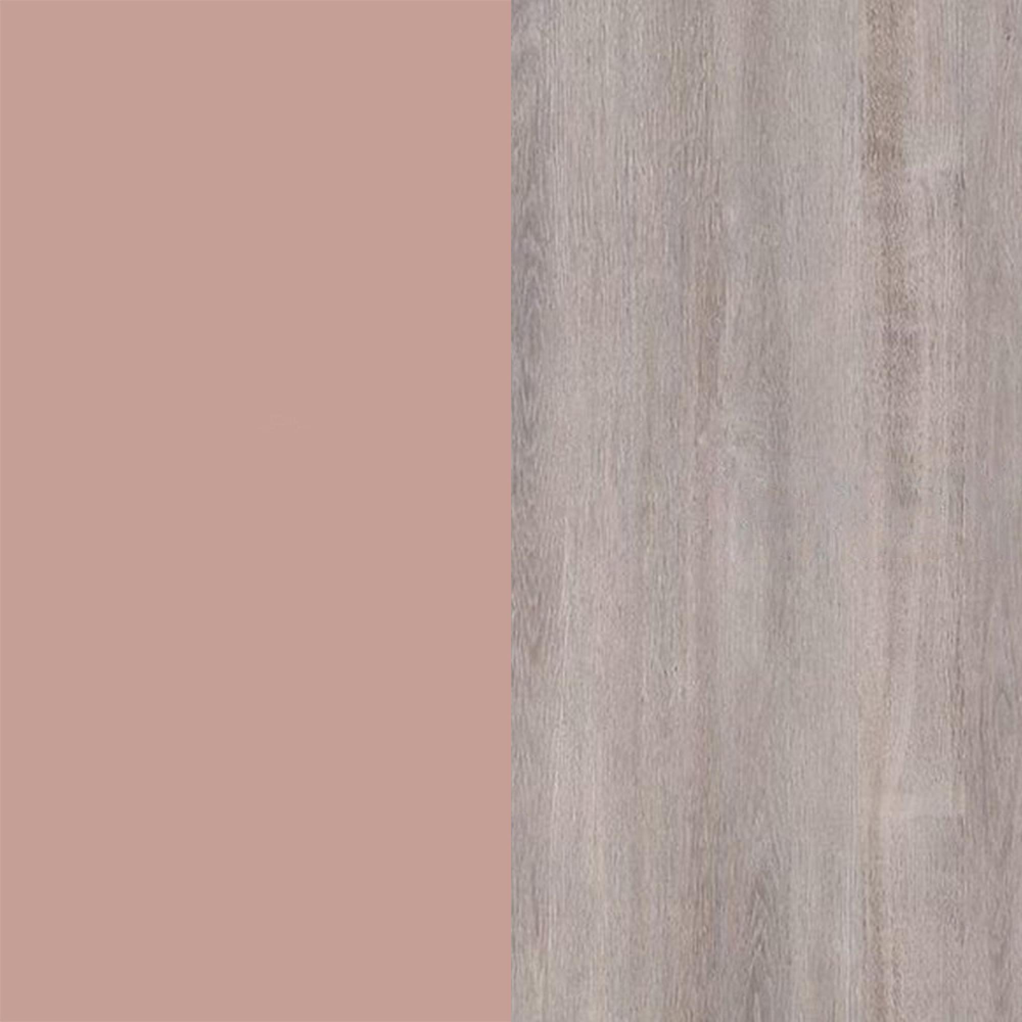 Kobe Pink Front and Grey Oak Base