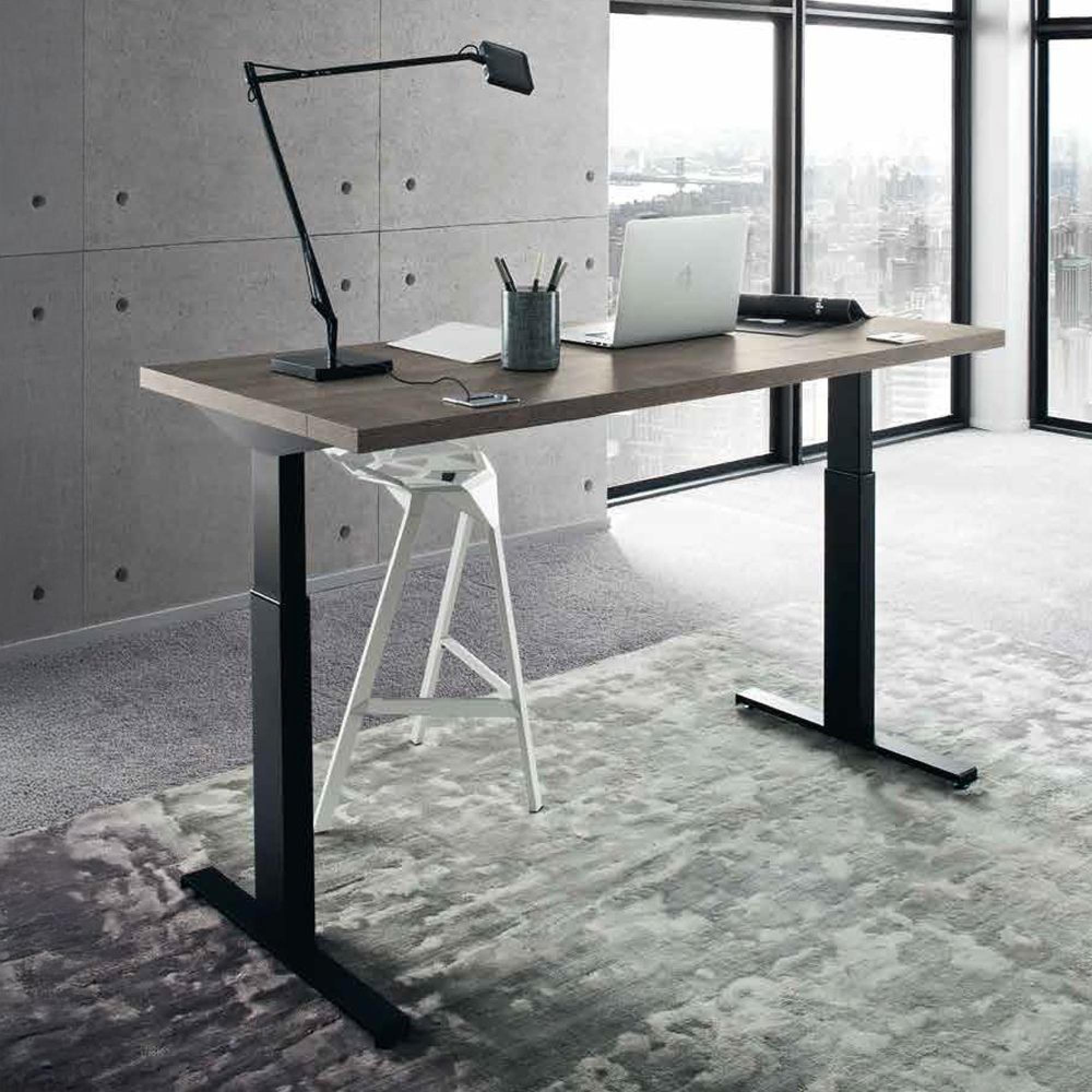 Tivoli Left Desk - Grey Wood