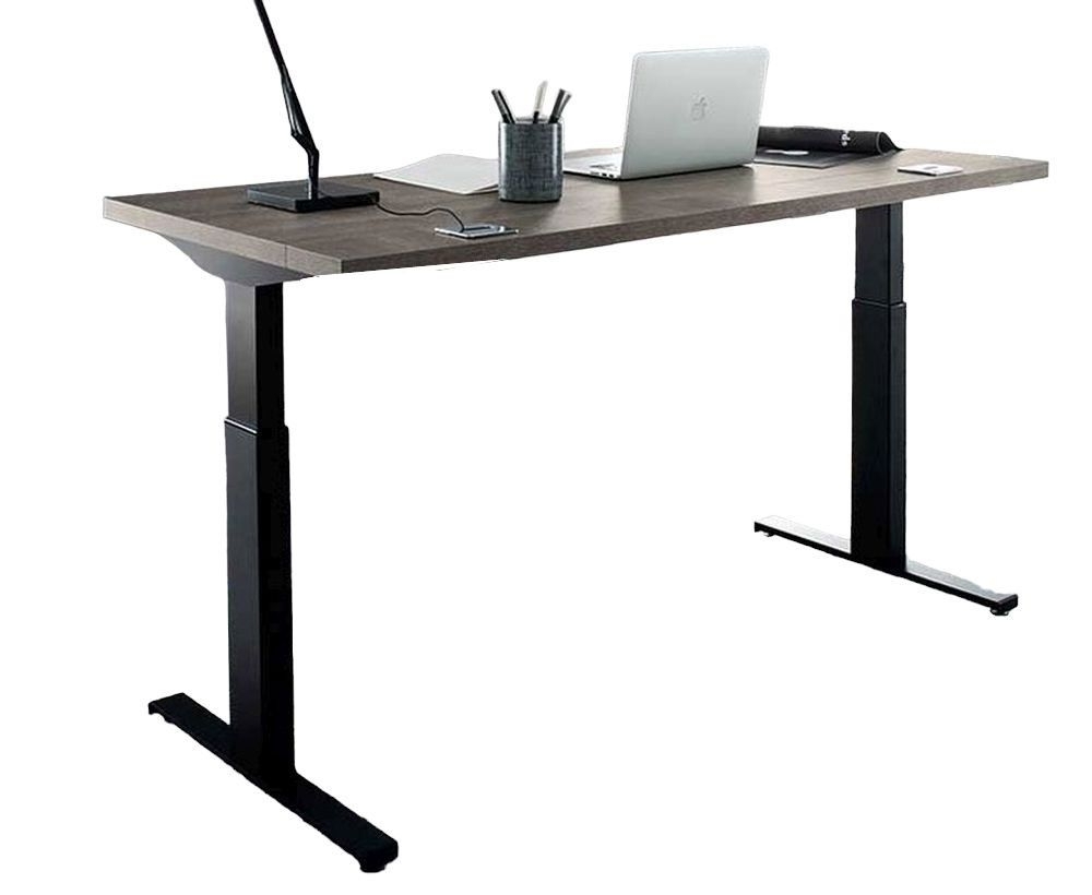 Tivoli Left Desk - Grey Wood