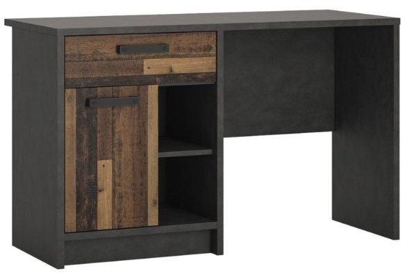 Brooklyn Desk - 1 Door - 1 Drawer - Rustic