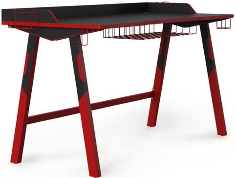 Fuego Gaming Desk - Red & Black - AW9230