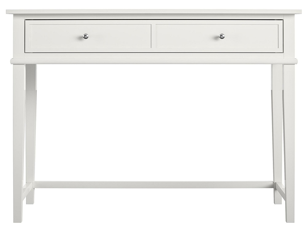 Franklin Writing Desk - 2 Drawer - White - 7919013COMUK