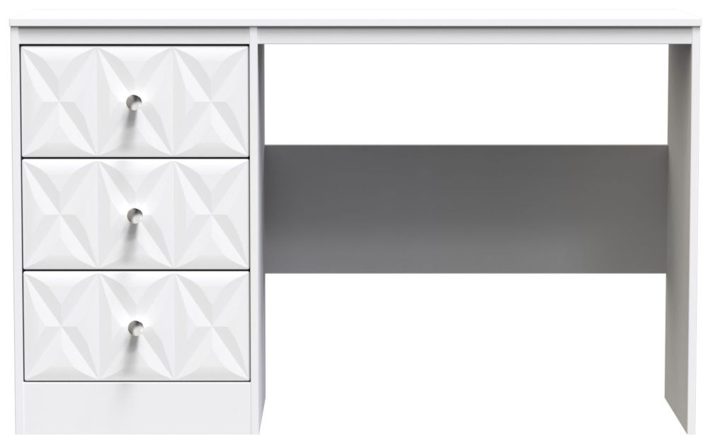 San Jose Desk - 3 Drawer - White
