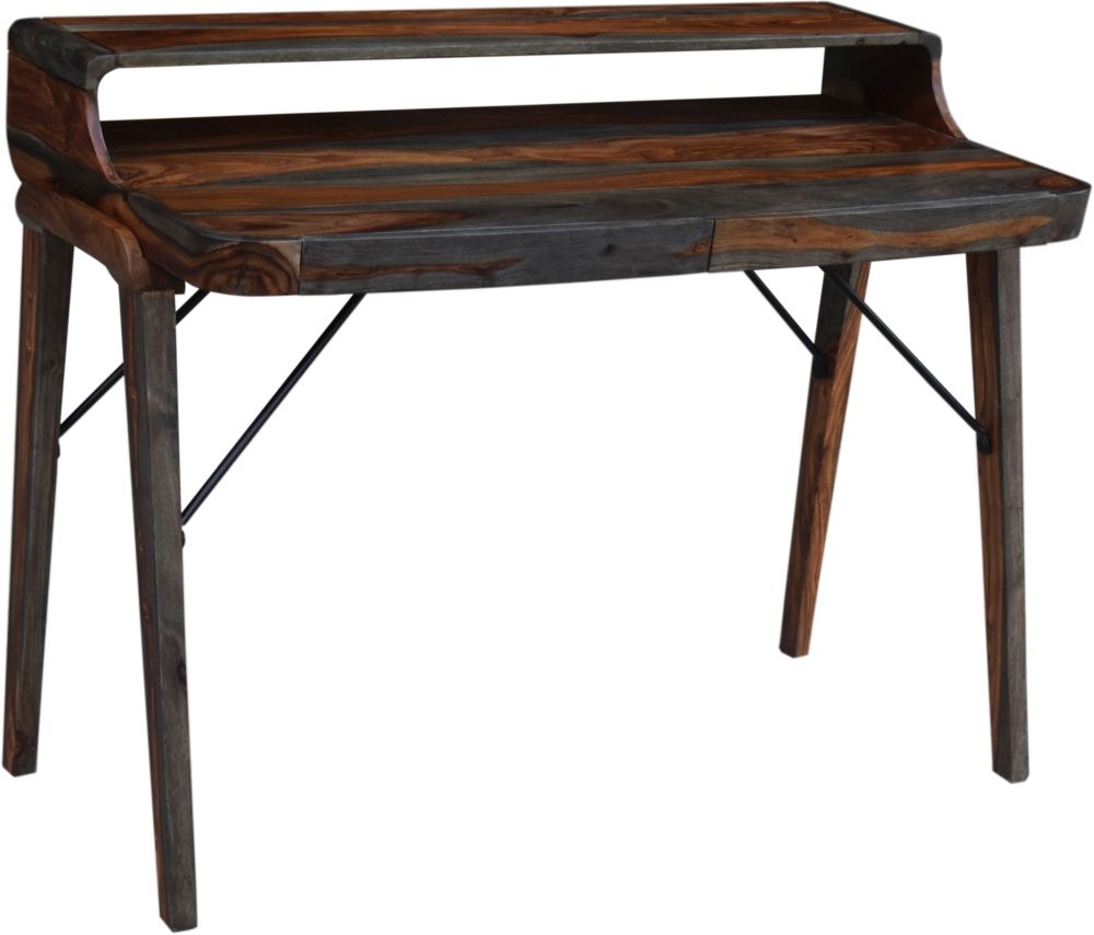 Sirani Writing Desk - Dark Sheesham Wood
