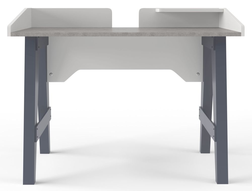 Truro Desk - Grey & Marble Effect - AW3190