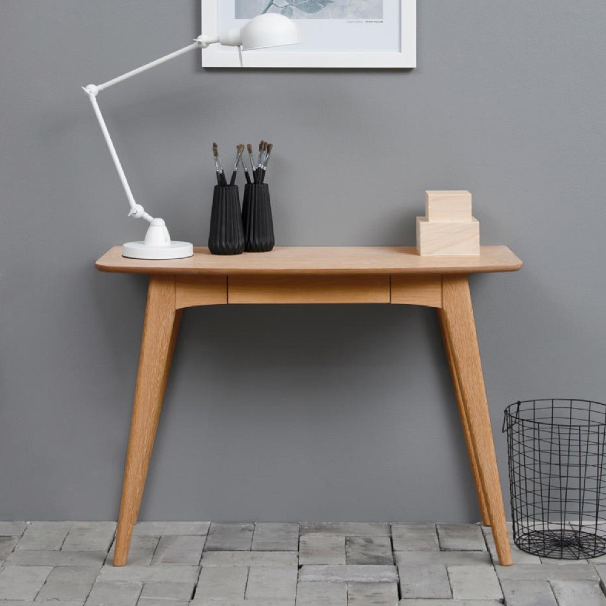 Woodstock Desk - 1 Drawer - Oiled Oak