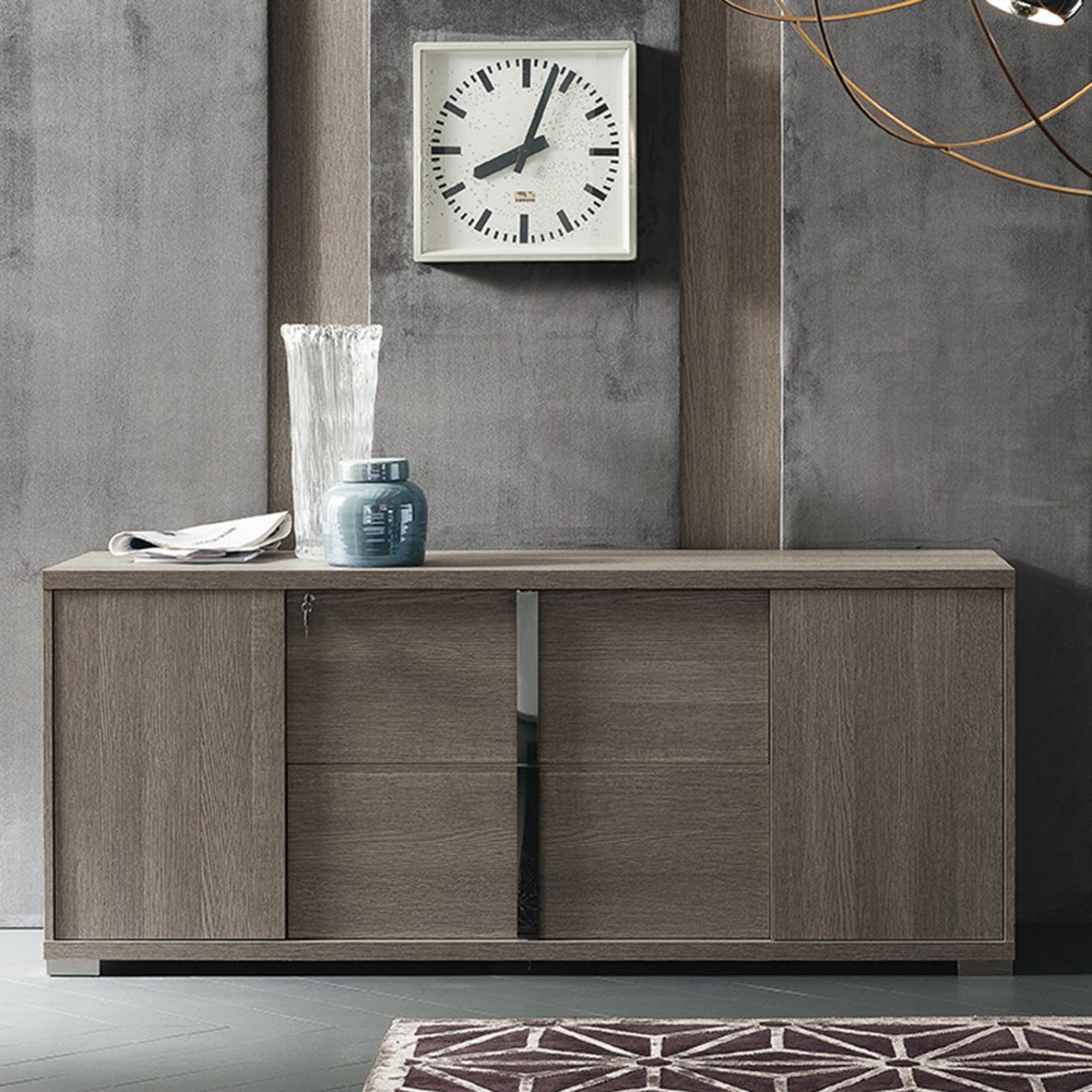 Tivoli Filing Cabinet - Grey Wood