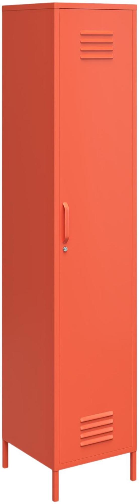 Novogratz Cache Tall Locker Storage Cabinet - Orange - 5244813COMNUK