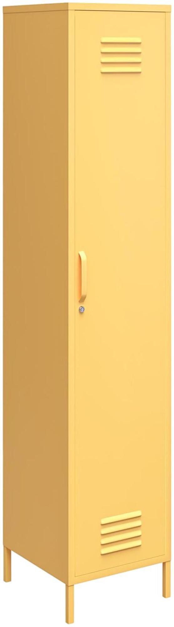Novogratz Cache Tall Locker Storage Cabinet - Yellow - 5244814COMNUK