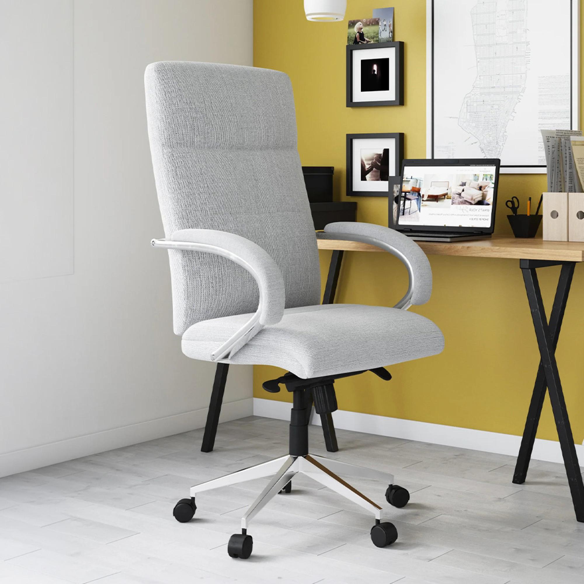 Bedford Fabric Office Chair - Grey - AOC1580GRY