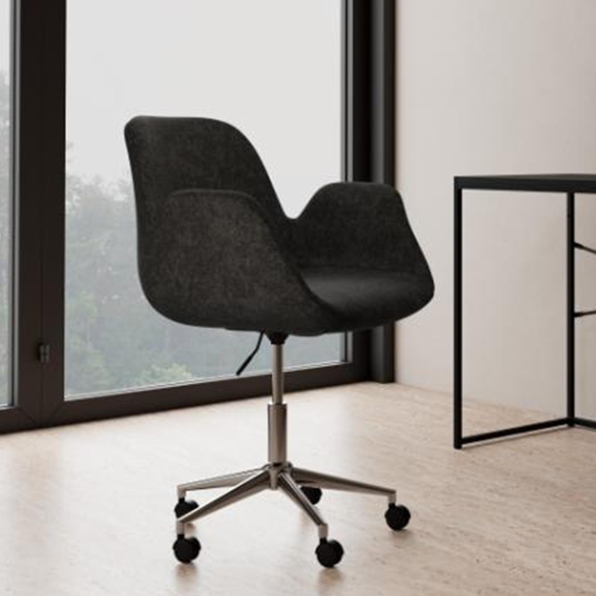Beth Office Chair - Dark Grey Fabric