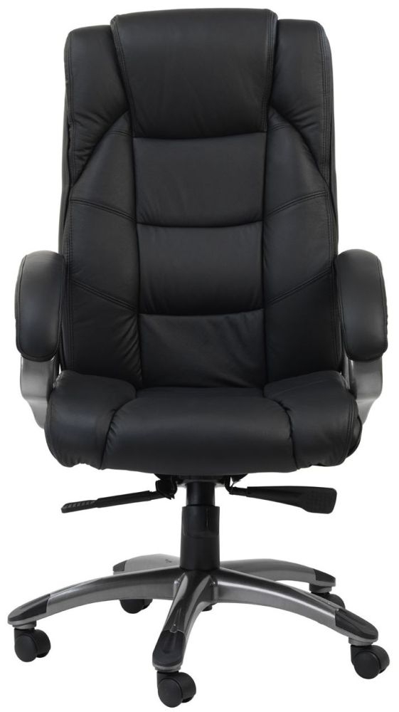 Northland Leather Executive Office Chair - Black - AOC6332-L-BK