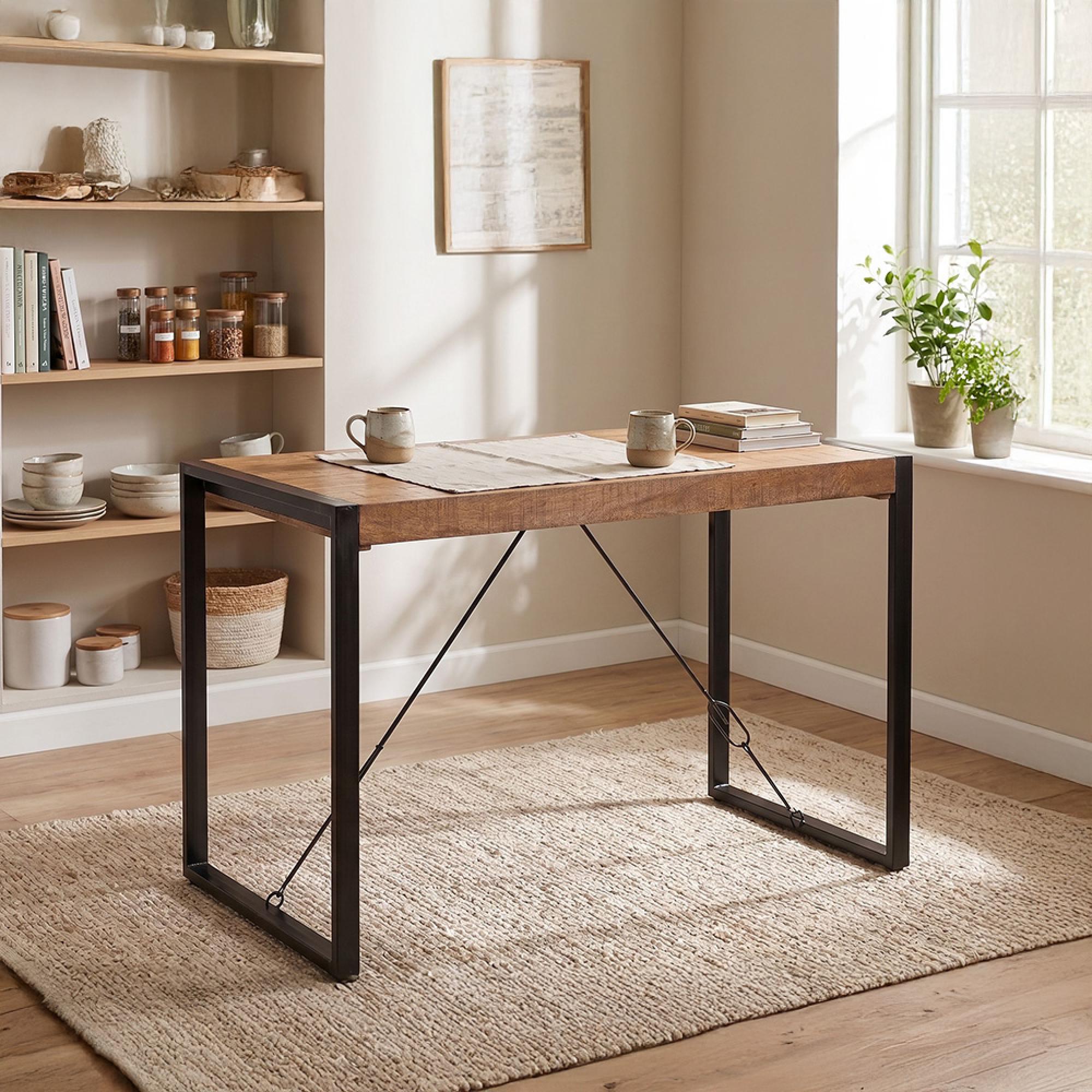 Nairobi Bar Table - Natural - Rustic Mango Wood