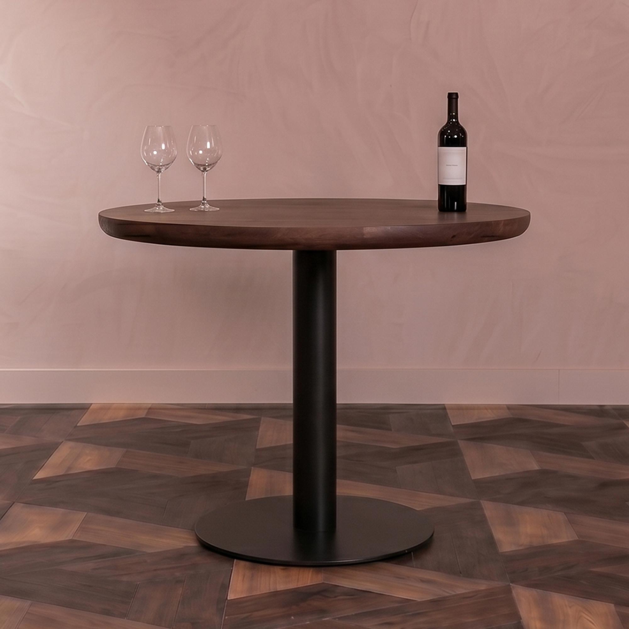 Baldwin Bistro Table - Round - Mango Wood
