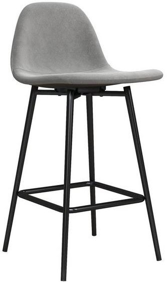 Copley Barstool - Set of 2 - Grey Velvet - S025412UK
