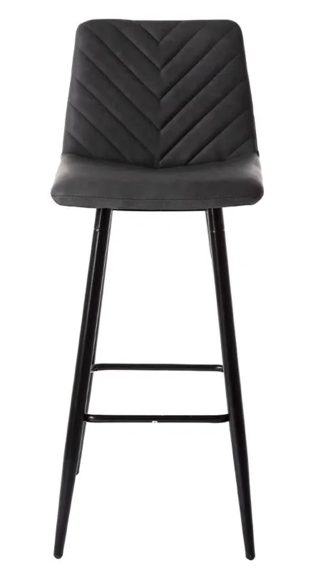 Clearance - Melba Barstools - Set of 2 - Charcoal Grey - FSS15648