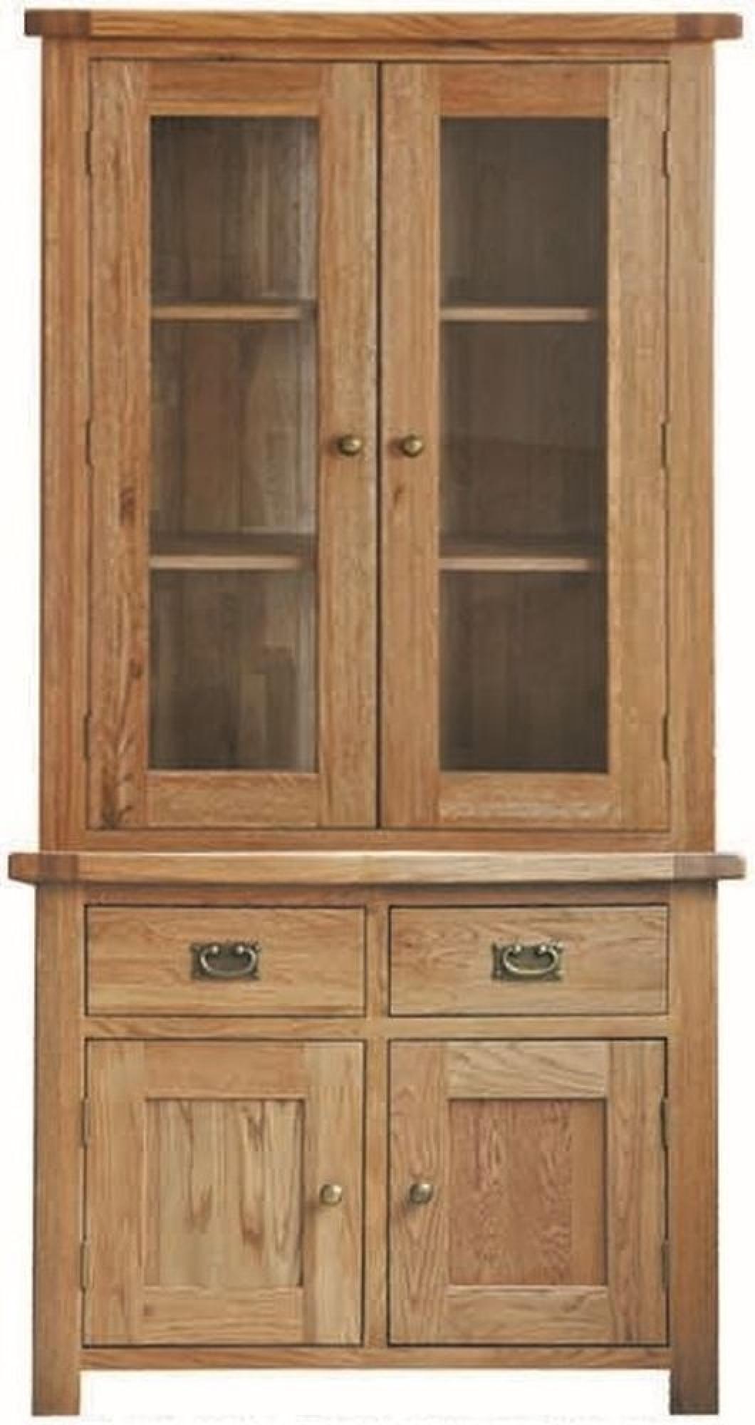 Kent Hutch - 4 Door - 2 Drawer - Oak