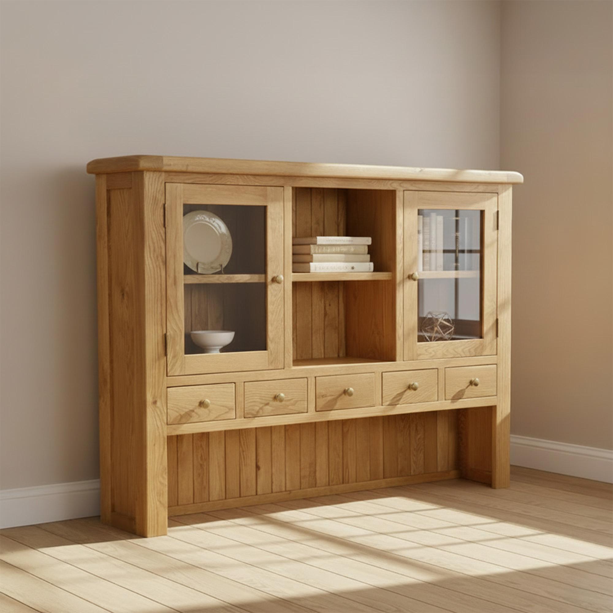 Salisbury Premium Large Hutch - Oak